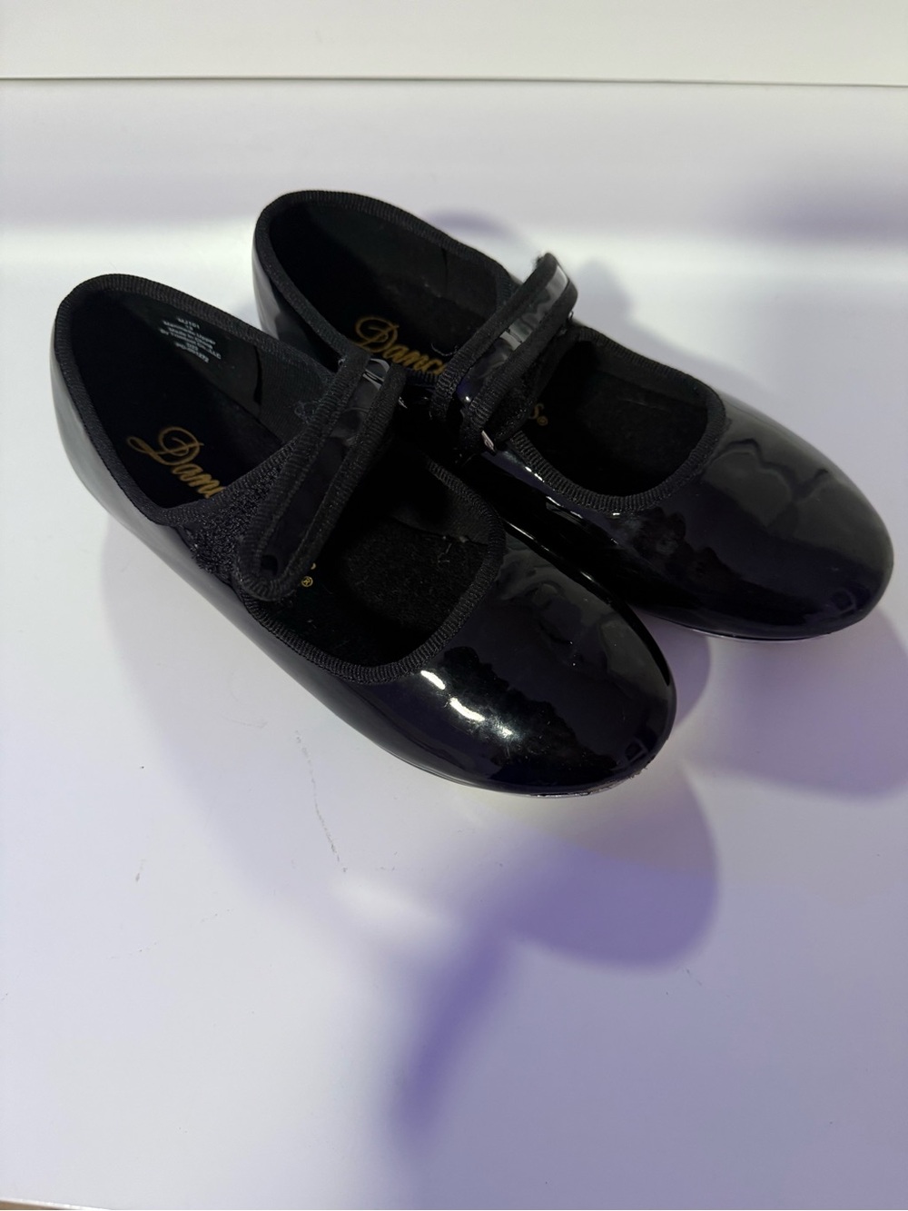 Danskin Black Patent Mary Jane Dress Flats for Kids